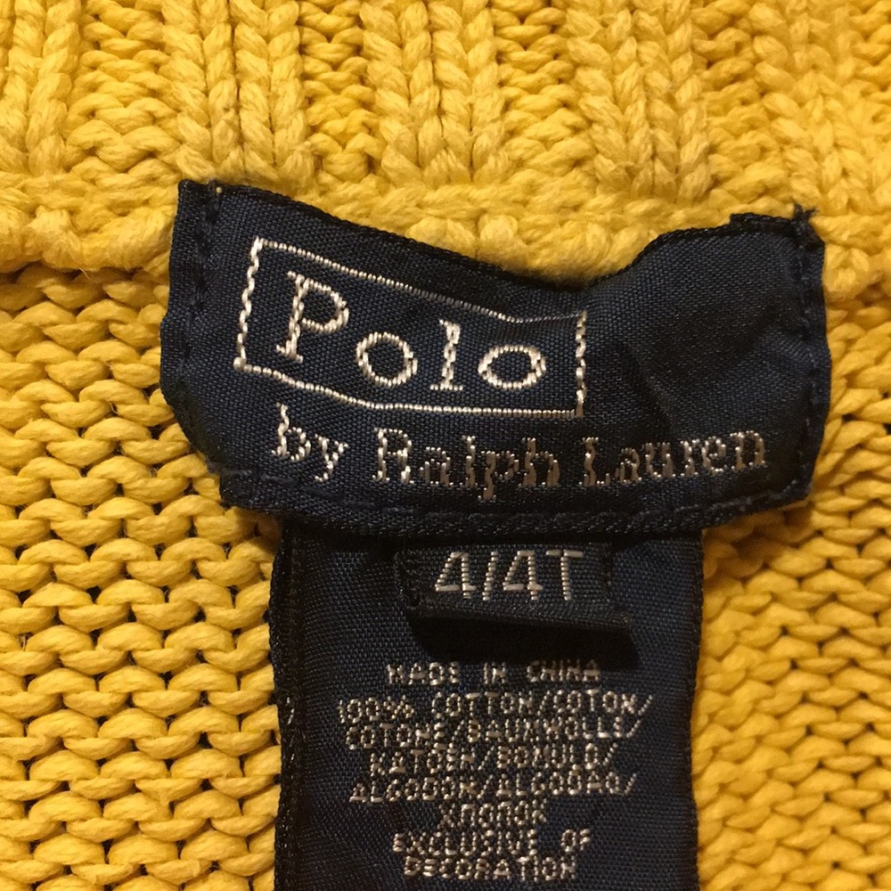 💛Polo Yellow Pullover Sweater - Picture 4 of 4